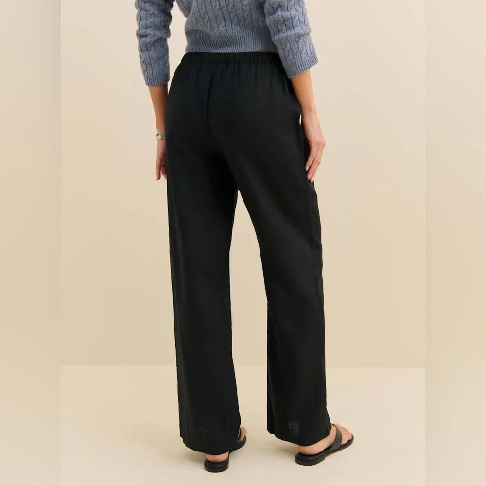 Nwt reformation Olina linen pants in medium petite - Picture 3 of 7